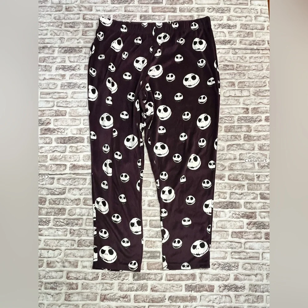 Disney Nightmare Before Xmas Pajama Set 2 Pc Velour Jack Women’s XL 16-18 Purple